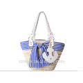 handmade weave handbag beach bag for lady tote bag